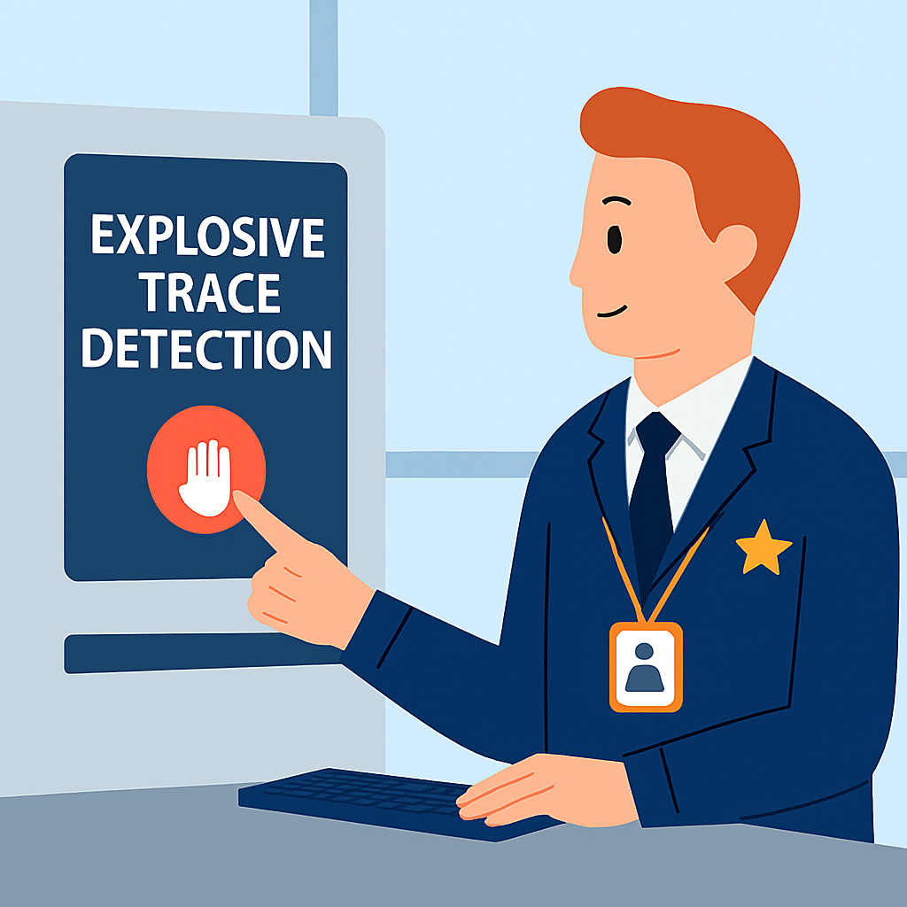 ③ 폭발물흔적탐지 검색